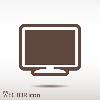 Monitör simgesi tasarım