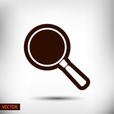 Arama simgesi. Düz tasarım