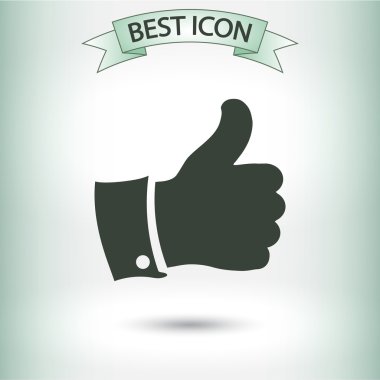 Simge gibi. Düz tasarım stili