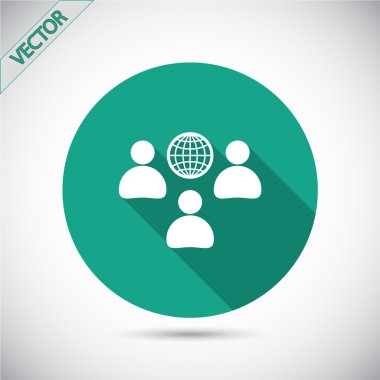 iletişim kavramı. bağlantı simgesi