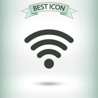 Kablosuz ağ wifi simgesi simgesi