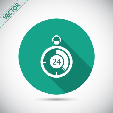 Kronometre simgesi tasarım