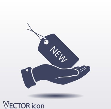 Etiketi simgesi tasarım