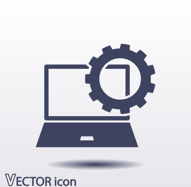 Dizüstü bilgisayar simgesi tasarım