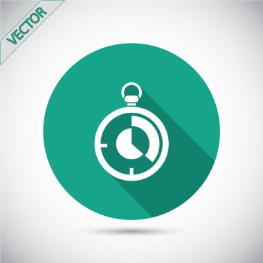 Kronometre simgesi tasarım