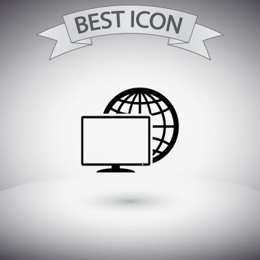 Monitör simgesi tasarım