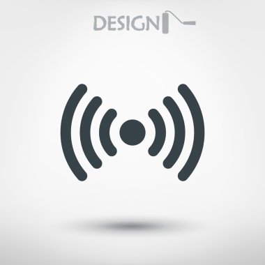 Kablosuz ağ wifi simgesi simgesi