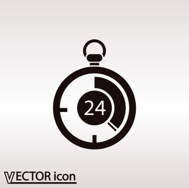Kronometre simgesi tasarım