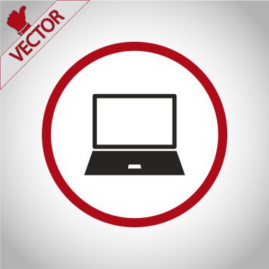 Dizüstü bilgisayar simgesi tasarım
