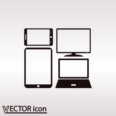 elektronik cihazlar simge kümesi