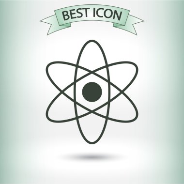 Fizik bilim modeli simgesini