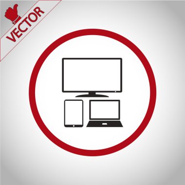 elektronik cihazlar simge kümesi