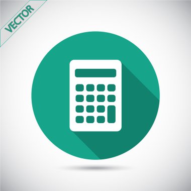 Calculator icon Flat design
