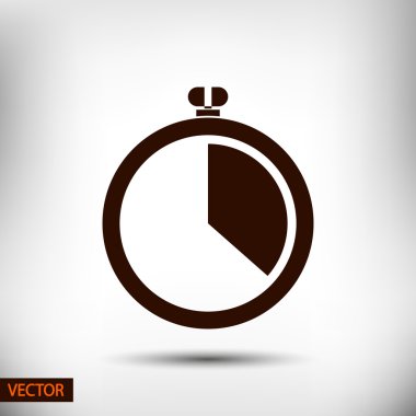 Kronometre simgesi tasarım