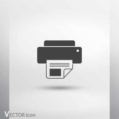 Yazıcı simgesi tasarım