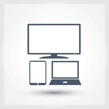 elektronik cihazlar simge kümesi