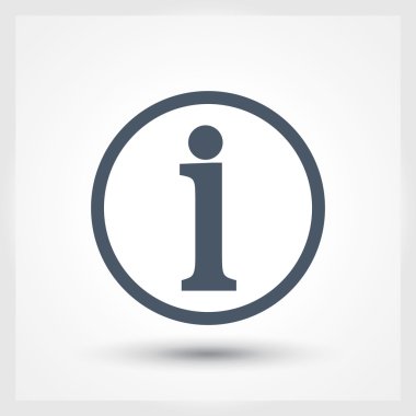 bilgi işareti simgesi