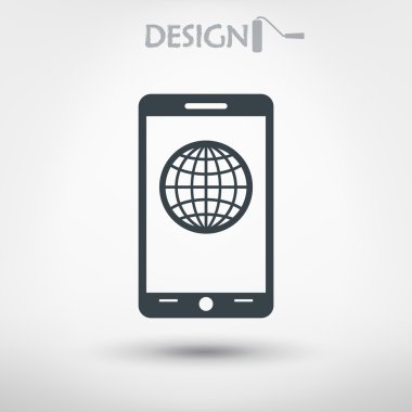 Mobil akıllı telefon simgesi