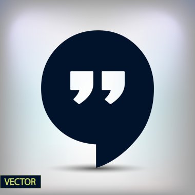 İletişim konuşma balonu simgesinin