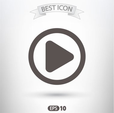 düğme web simgesi oynamak