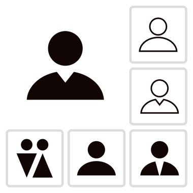 iş adamı Icon set