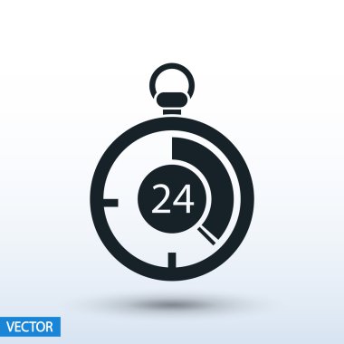 Kronometre simgesi tasarım