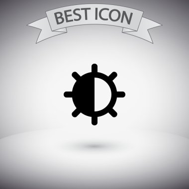 Parlaklık ve kontrast simgesi