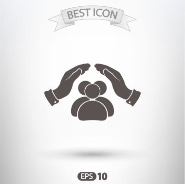 güvenli kişi simgesi