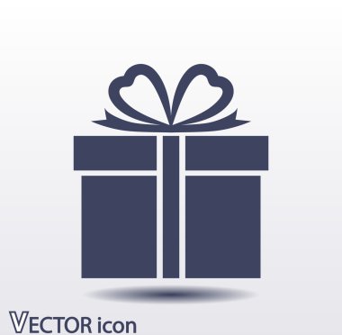 Gift box icon clipart