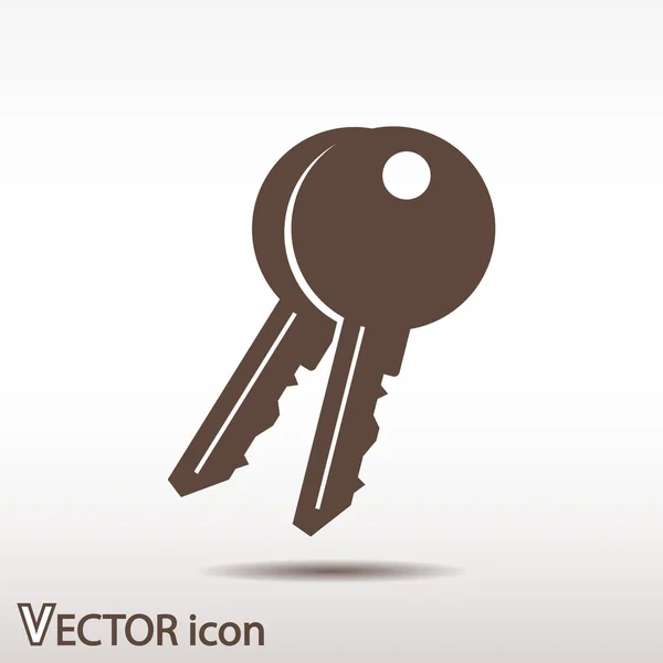 Icono clave de diseño — Vector de stock