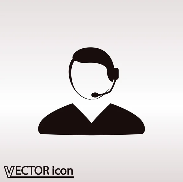 Callcenter Pictogram — Stockvector