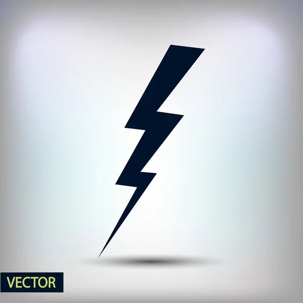 Návrh ikony blesku — Stockový vektor