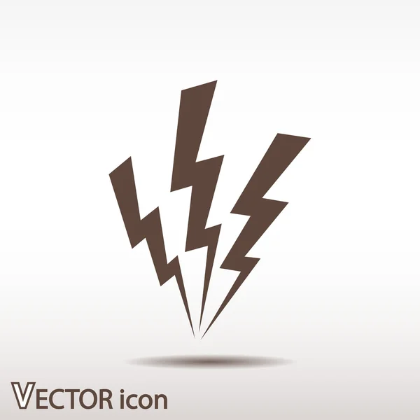 Blitz-Icon-Design — Stockvektor