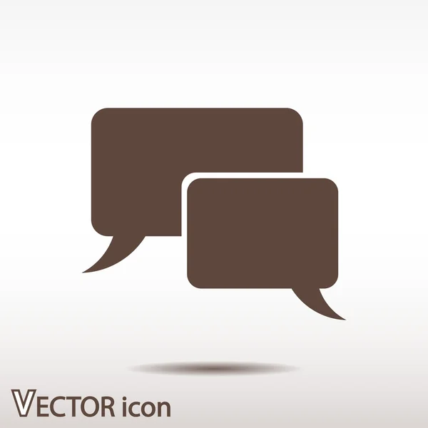 Speech bubble icon — Stock Vector