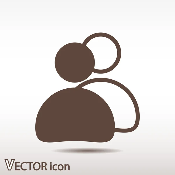 Business man icon — Stock Vector