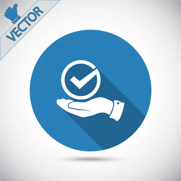 Marca de verificación — Vector de stock