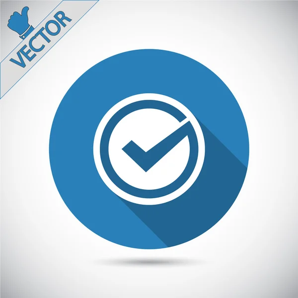 Marca de verificación — Vector de stock