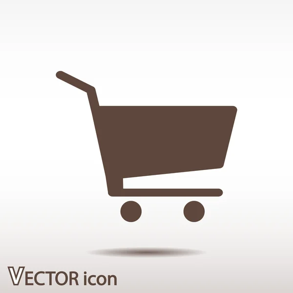 Ícone da cesta de compras — Vetor de Stock