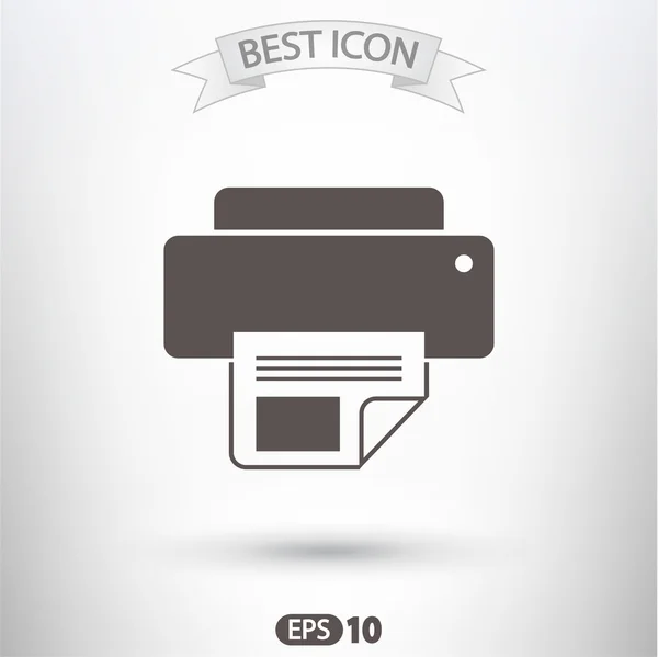 Printer pictogram ontwerp — Stockvector