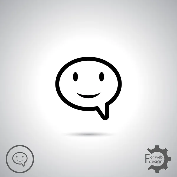 Icono de burbuja de habla — Archivo Imágenes Vectoriales