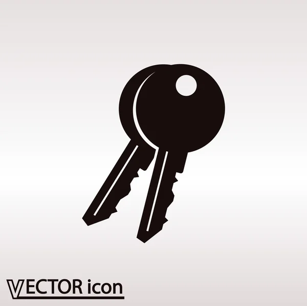 Icono clave de diseño — Vector de stock