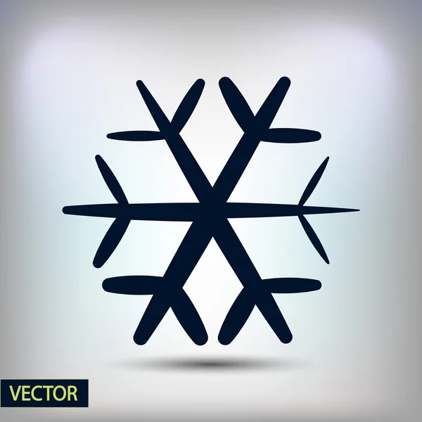 Schneeflockensymbol — Stockvektor