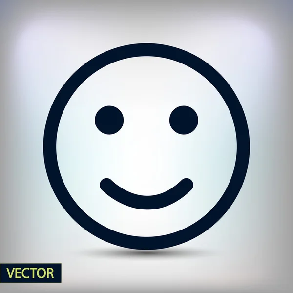 Sonrisa icono de diseño — Vector de stock