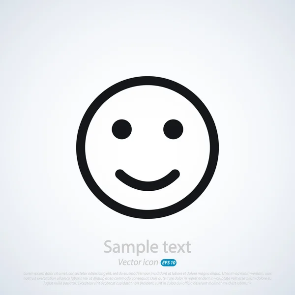 Smile icon — Stock Vector