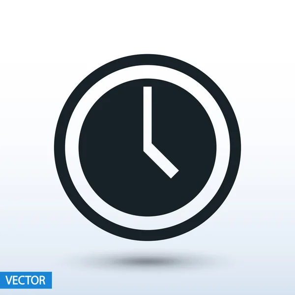 Icône d'horloge design — Image vectorielle
