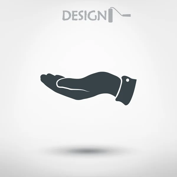 Hand icon design — Stock Vector