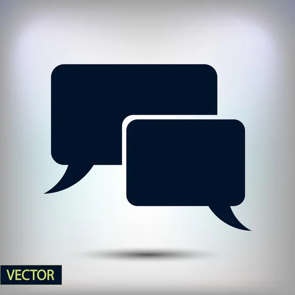 Icono de burbuja de habla — Vector de stock