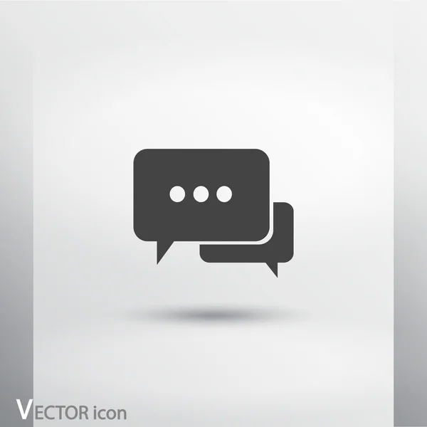 Bulle de parole icône — Image vectorielle