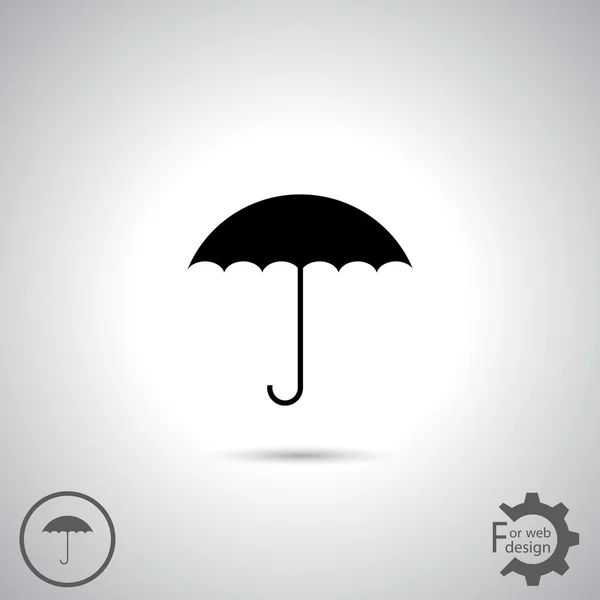Parasol ikona designu — Wektor stockowy