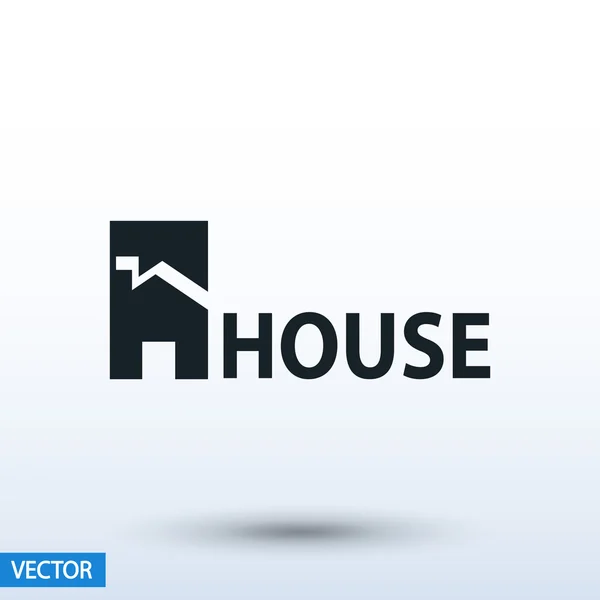 Flat House icon. — Stock Vector